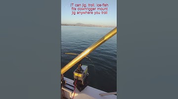 a jigger is no different than a downrigger. #jigging #trolling #icefishing