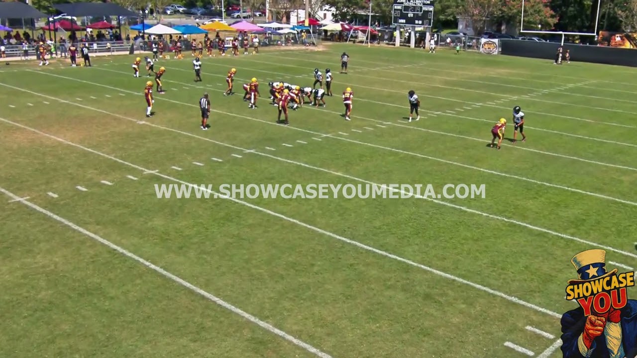 Wide sideline angle of the 14U Navarre Raiders scoring at East Pensacola