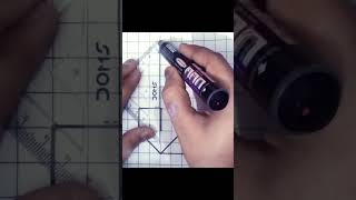 “Mind-Blowing 3D Letter J Optical Illusion 🎨 #ArtShorts”