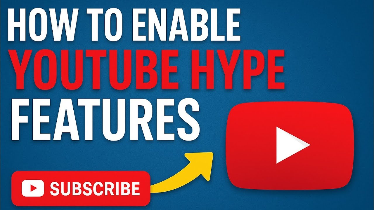 How to Enable YouTube Hype Features | Step-by-Step Guide ...