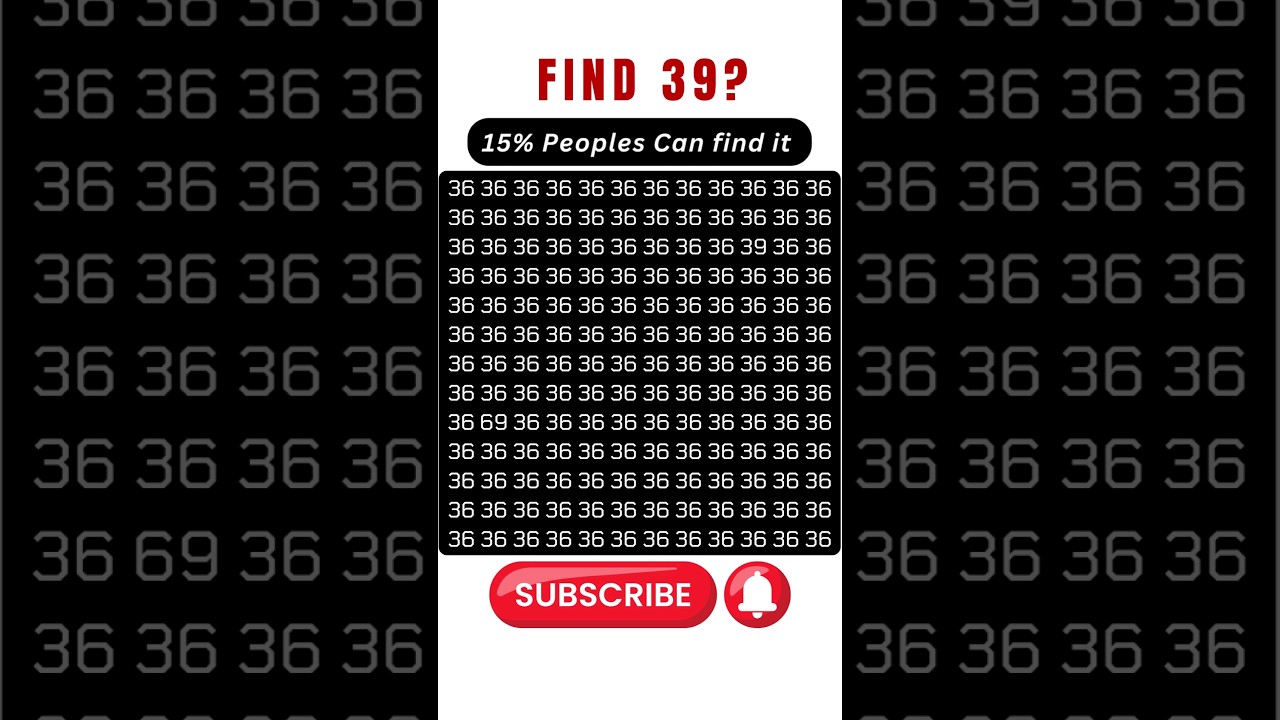 Can you find 39? 🤔 | 