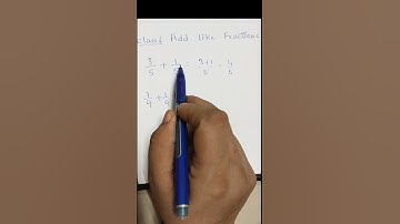 #shorts Adding  like fractions#class6#math