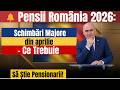 🔔 Pensii România 2026: Schimbări Majore din aprilie – Ce Trebuie Să Știe Pensionarii!