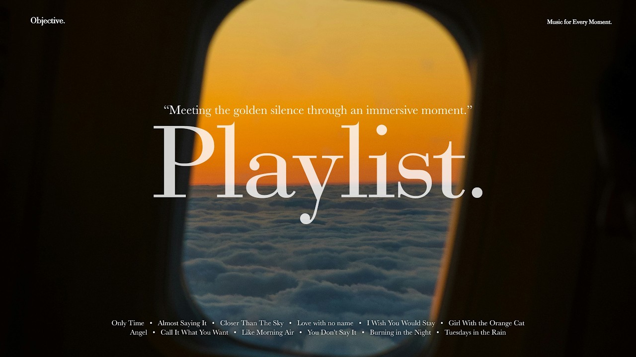 [Playlist] 비행기 창가에 머무는 마지막 햇살과 함께하는 공부 플레이리스트 ✈️ ｜ 공부할 때 듣는 감성 팝송 모음