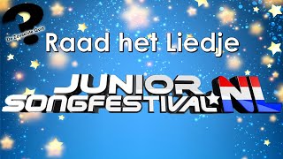 RAAD HET LIEDJE | Junior Song Festival!