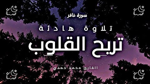 تلاوة من سورة غافر... القارئ محمد حمدي