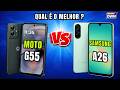 QUAL É O MELHOR ? MOTO G55 5G VS  SAMSUNG A26 5G  #smartphone  #motorola  #samsung  #celular