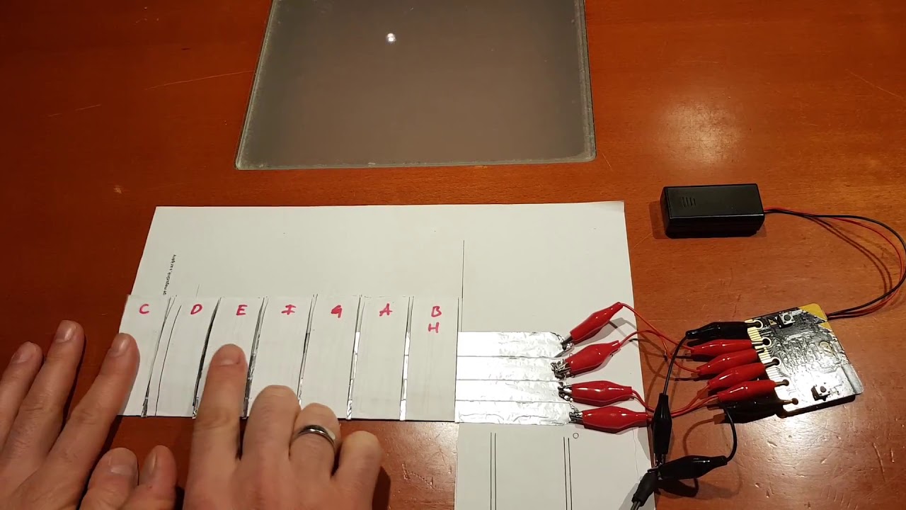 Microbit paper piano