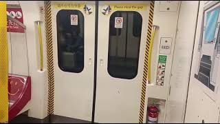 港鐵觀塘線KTL C train A351 A352 慳電模式 行車片段 觀塘線主要以C train為主Q Train班次好少 何文田特車都沒有M Train 2024年白頭M Train行駛時候就有
