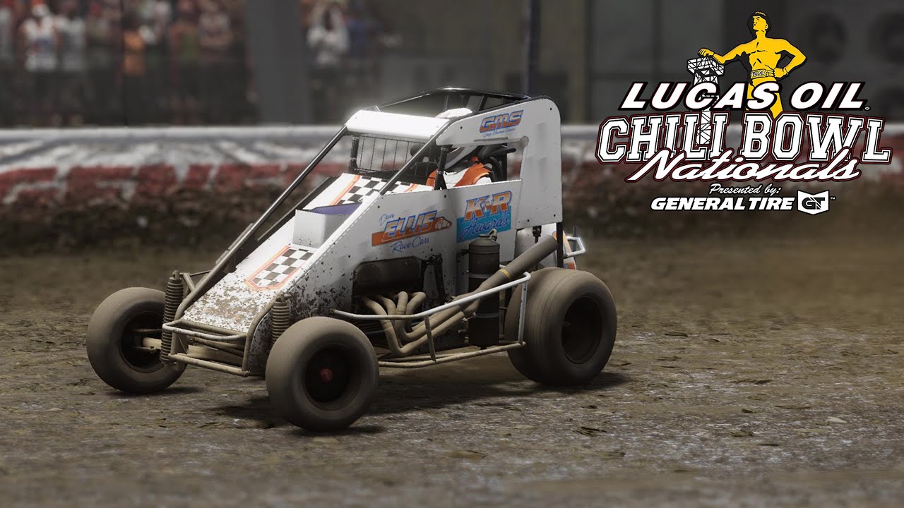 FULL CHILI BOWL NATIONALS RACE in World of Outlaws Dirt Racing 2023