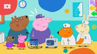 Grandpa Pig has a hospital sleepover 🏥 | Peppa Pig | ABC Kids