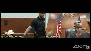Dumbest Defendant Breaks Law Inside Judge Simpson's Court!