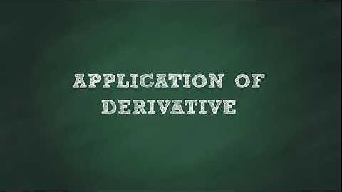 Chse math | application of derivative | velocity and acceleration | rate measure