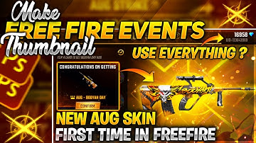Make Free Fire Events Thumbnail | Edit Your Free Fire Events Thumbnail Ep. 04