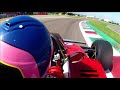 Jacques Villeneuve drives his father's Ferrari