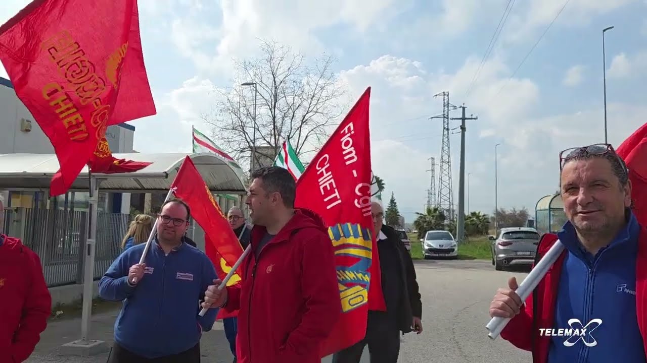 Pierburg, oggi sciopero e presidio a Lanciano