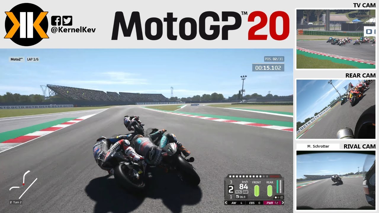 MotoGP 20 | Career Pt 34: 3rd row start to defend the championship lead at Misano!