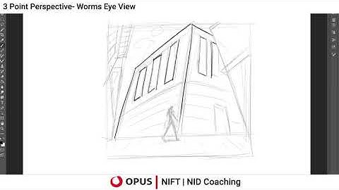3 Point Perspective | Worms Eye View | NIFT, NID Live Online Session