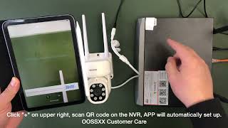 OOSSXX Extend Wireless PTZ Camera Set Up