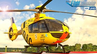 Airbus H135 Air Rescue Helicopter | MSFS (4K) | ADAC Rettungshubschrauber Christoph 65 screenshot 5