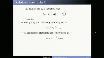 Kasia Rejzner, Philipp Hoehn - Observables in quantum gravity