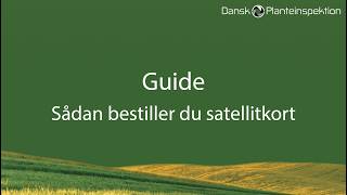 Guide, Sådan Bestiller Du Satellitkort
