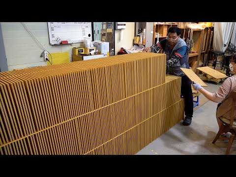 Видео: процесс изготовления различных деревянных изделий с удивительной обработкой дерева в Южной Корее