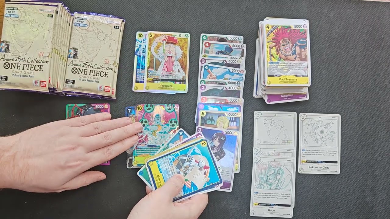 Anime 25th Collection! One Piece TCG EB02 Box Unboxing Opening