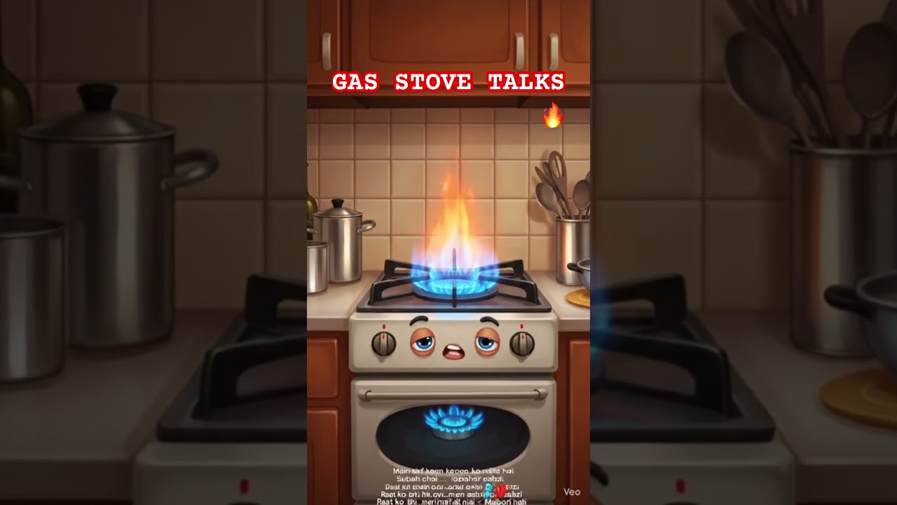 When Gas Stove Starts Talking 🔥