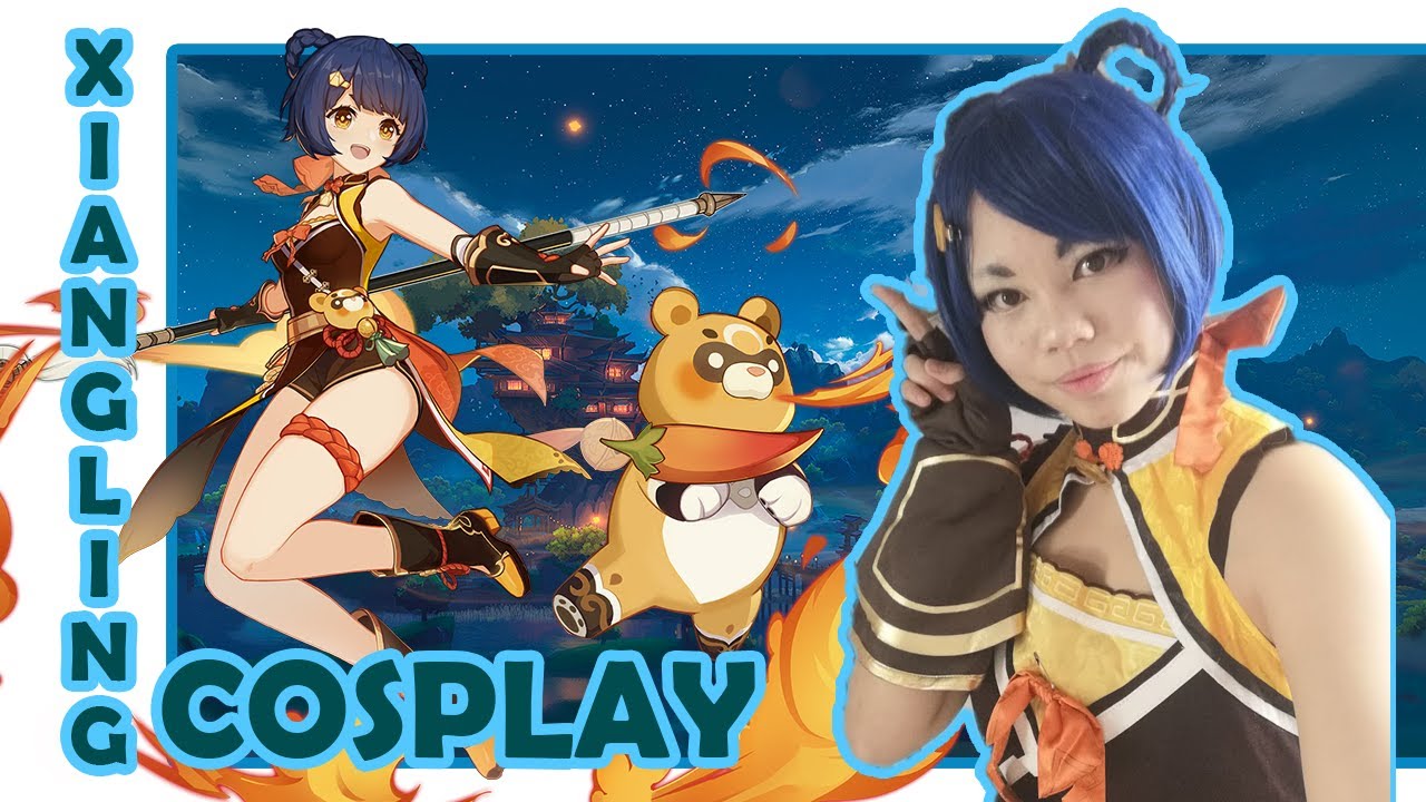 Genshin Impact Xiangling Cosplay Review+Test from Bhiner