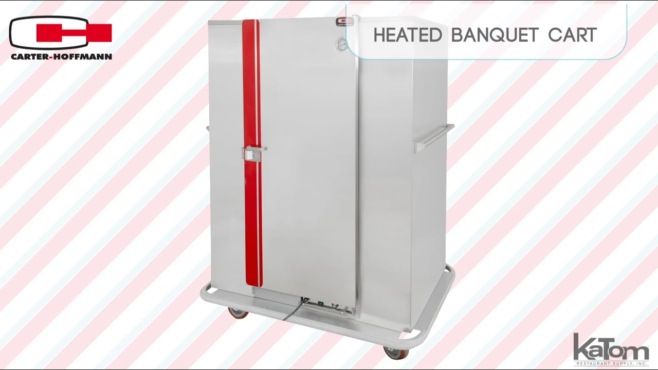 Carter-Hoffmann 144-Plate Heated Banquet Cart (BB120)