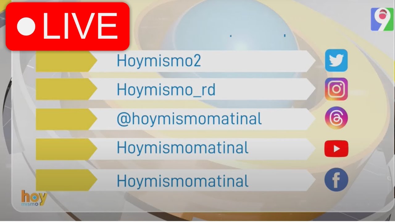 🔴 LIVE | Hoy Mismo Matinal Lunes 09 Marzo 2026