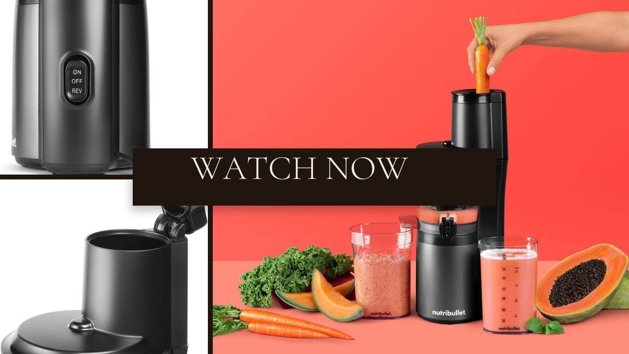 Nutribullet Slow Juicer, Slow Masticating Juicer Machine, Easy to Clean