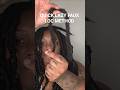 Quick lazy faux loc install method #fauxlocs #fauxlocshairstyles #fauxlocstutorial #hairstyleshorts