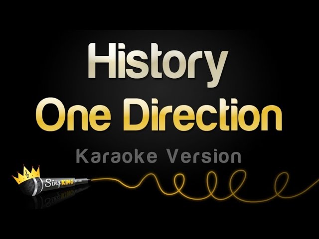 One Direction - History (Karaoke Version) class=