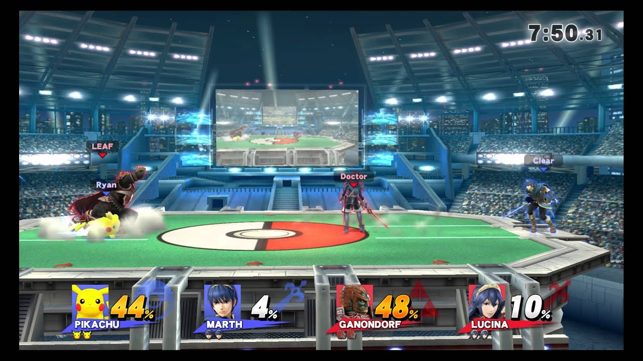 TSM Sm4sh2v2Friendlies Ryan(Pikachu)+Clear(Marth) V Dylan(Ganon)+Doctor(Lucina) YouTube