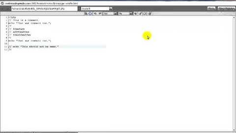 Lesson 3: PHP Syntax
