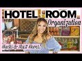 HOTEL ROOM ORGANIZATION  HOW TO ORGANIZE YOUR HOTEL ROOM