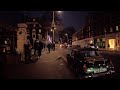 Night Walk along King's Road at 2021 New Year Eve, London Walking Tour 4K
