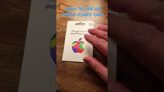 How to Use an Apple Gift Card