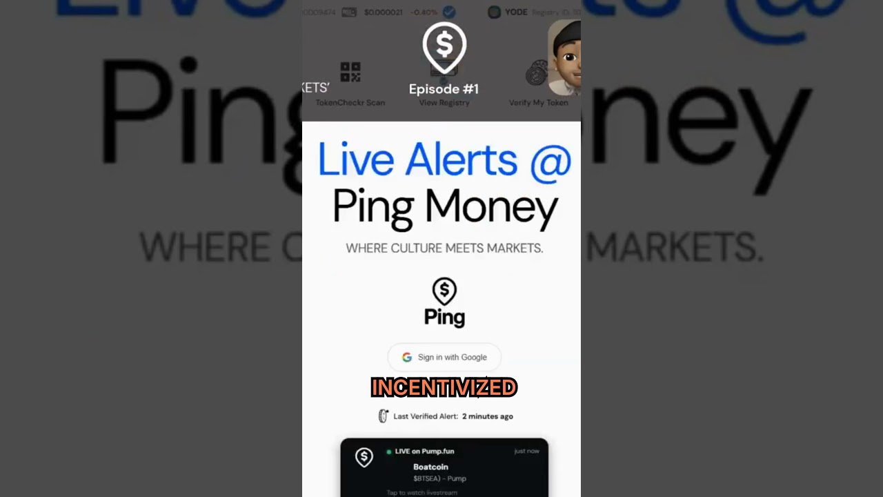 Live - Gainer Alert! - Watching New Tokens Live on PingMoney.xyz