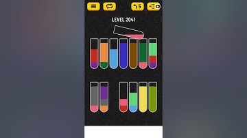 【Water Sort Puzzle】 Level 2041