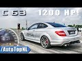 1200HP C63 AMG by GAD Motors | 0-309km/h ONBOARD & 1/2 MILE by AutoTopNL