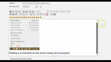 Posting Screenshots On The Forum