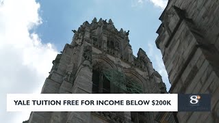 Yale Tuition Free for Income Below $200K