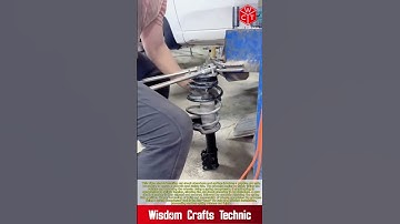 process of car absorber: installing car shock springs proper hack