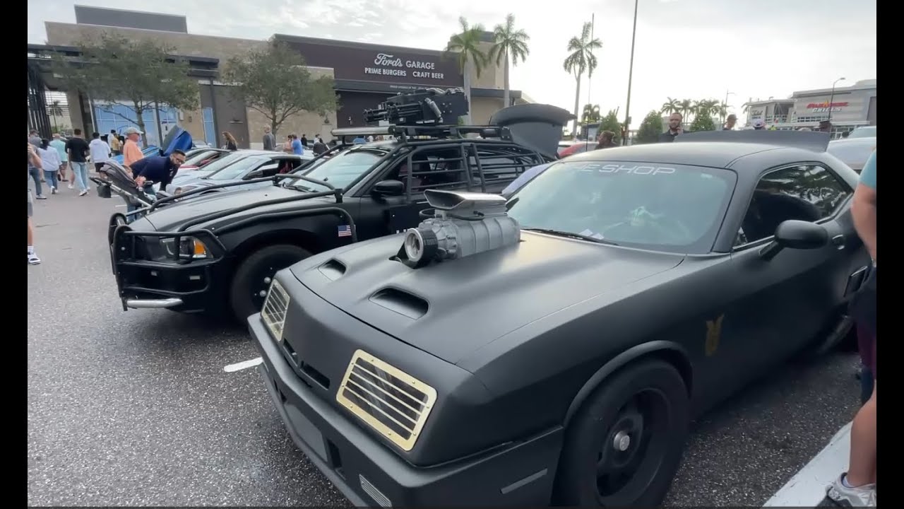 INSANE HELLCAT | Sarasota Cars & Coffee - YouTube