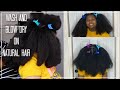 SUPER THICK Natural Hair | Wash and Blow Dry