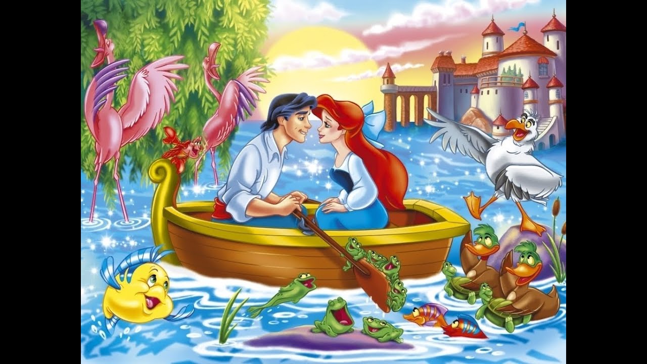 Ariel And Prince Eric Love Moments The Little Mermaid Youtube 