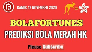 Prediksi HK Hari ini Kamis 12 -11 - 2020